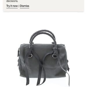 Allsaint’s Large Voltaire Leather Bowling Bag